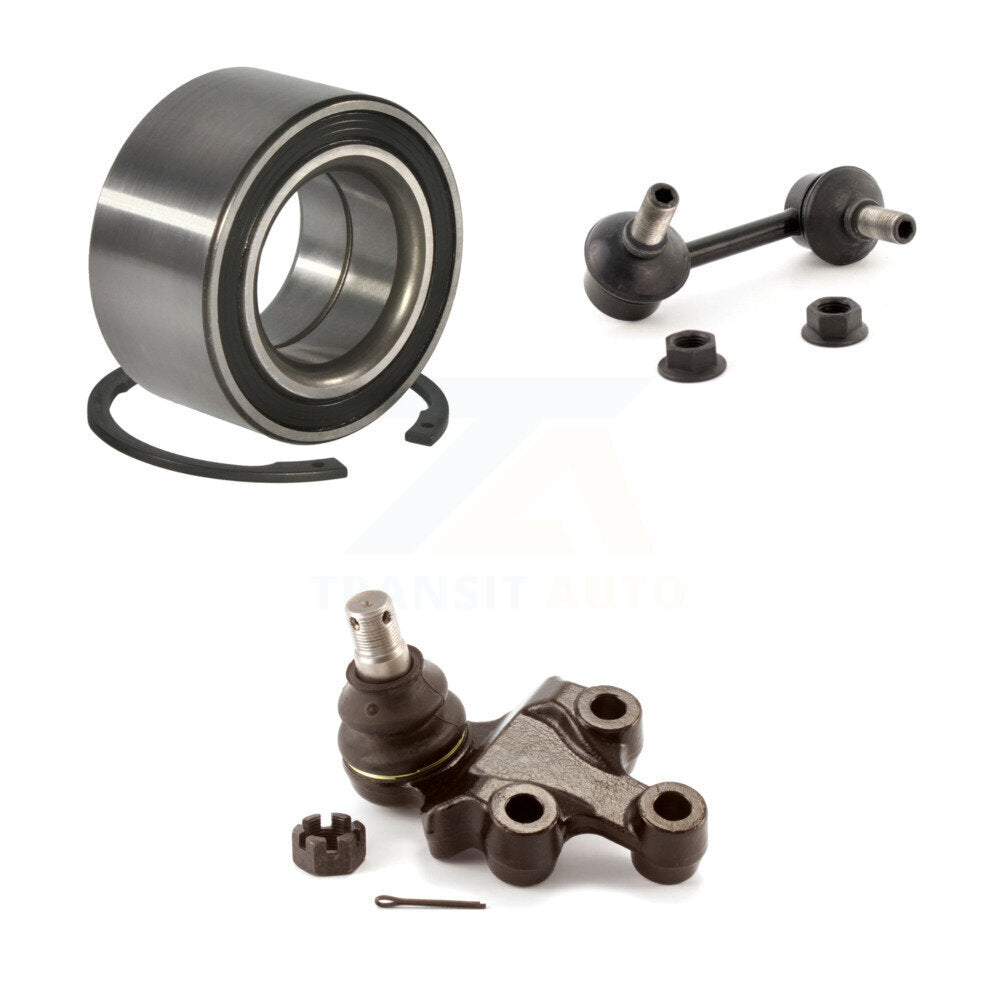 Wheel Bearing Lower Ball Joint And Sway Bar Link Front Right Kit For Kia Sorento
