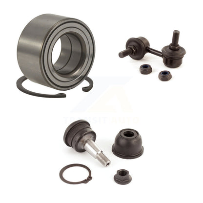 Wheel Bearing Lower Ball Joint Sway Bar Link Front Right Kit For Hyundai Accent