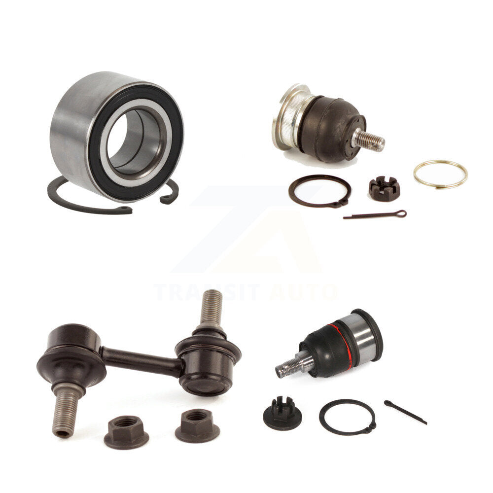 Wheel Bearing Upper Lower Ball Joint Link Front Left Kit For 2007-2008 Acura TL