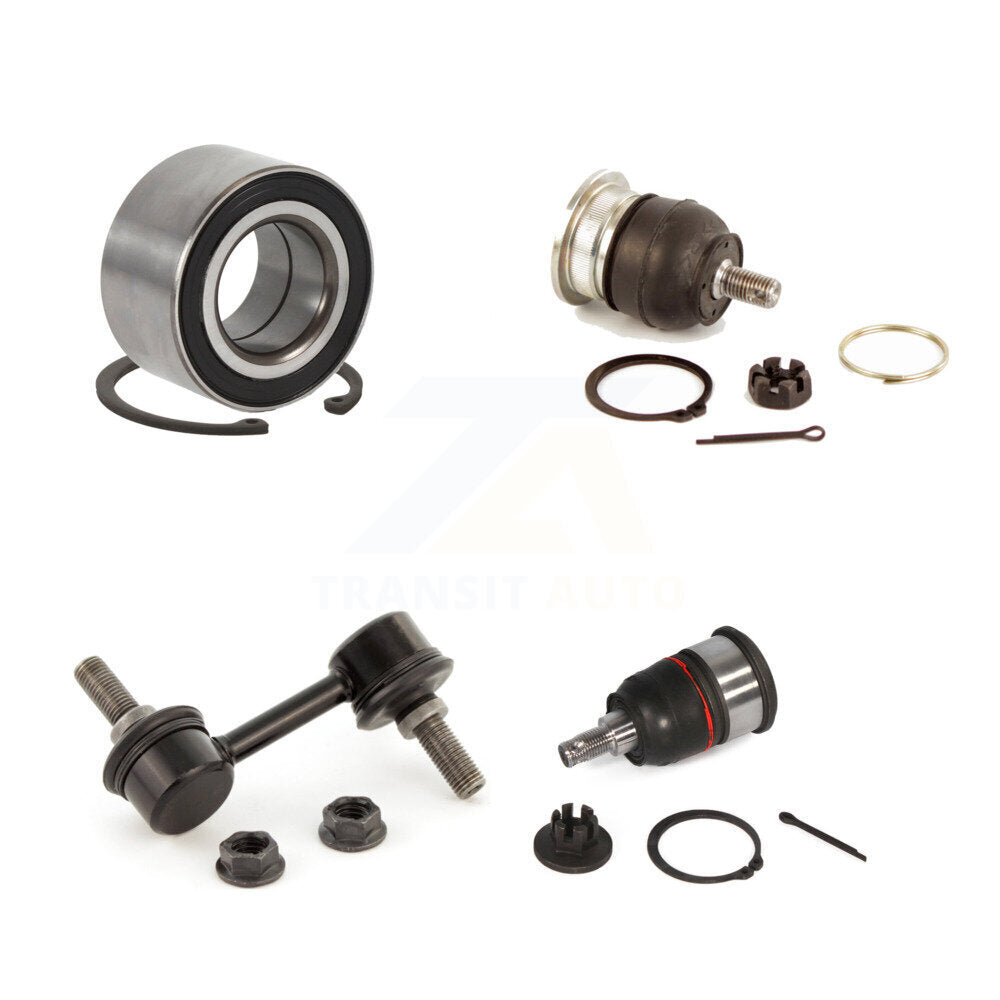Wheel Bearing Upper Lower Ball Joint Link Front Left Kit For 2004-2006 Acura TL