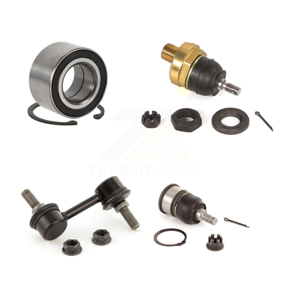 Bearing Upper Lower Ball Joint And Sway Bar Link Front Left Kit For Honda Accord