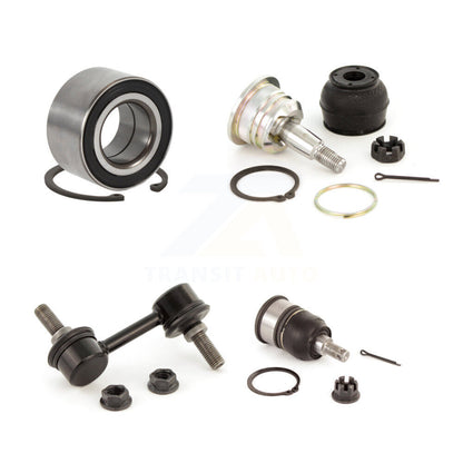 Bearing Upper Lower Ball Joint And Sway Bar Link Front Left Kit For Honda Accord