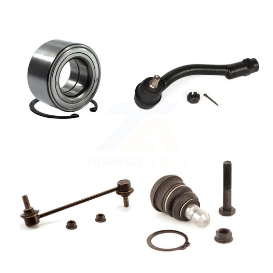 Bearing Lower Ball Joint Outer Tie Rod & Link Front Left Kit For 10-13 Kia Soul