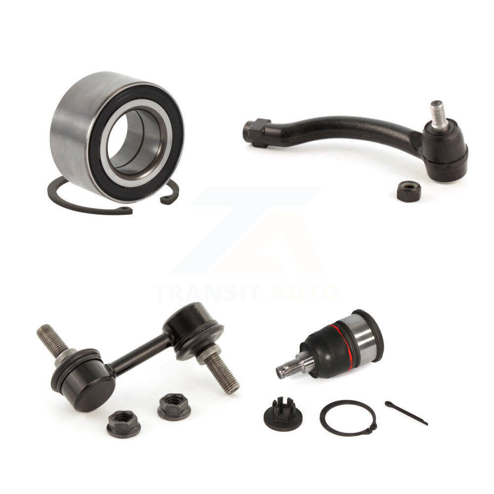 Bearing Lower Ball Joint Outer Tie Rod & Link Front Left Kit For 04-06 Acura TL