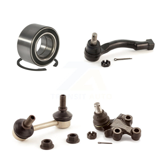 Wheel Bearing Lower Ball Joint Outer Tie Rod Link Front Left Kit For Kia Sorento