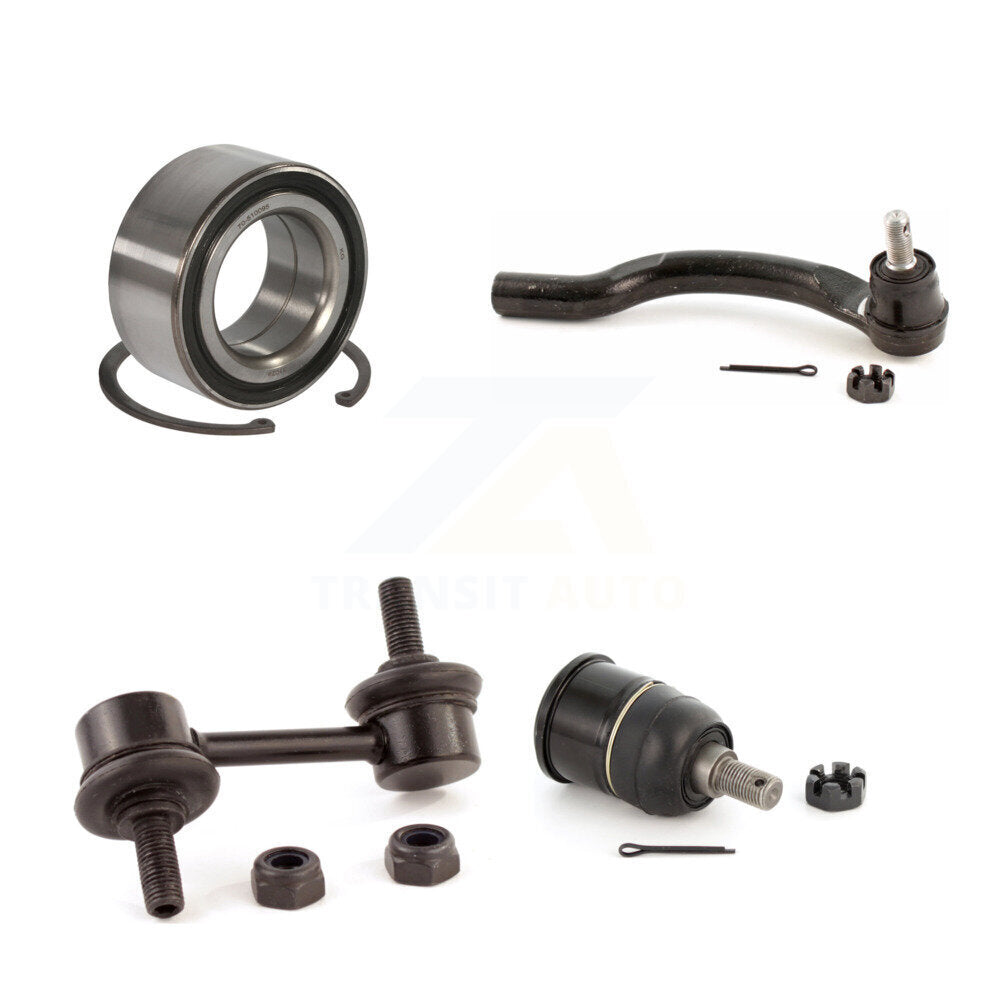 Bearing Lower Ball Joint Outer Tie Rod Link Front Left Kit For Honda Accord TSX
