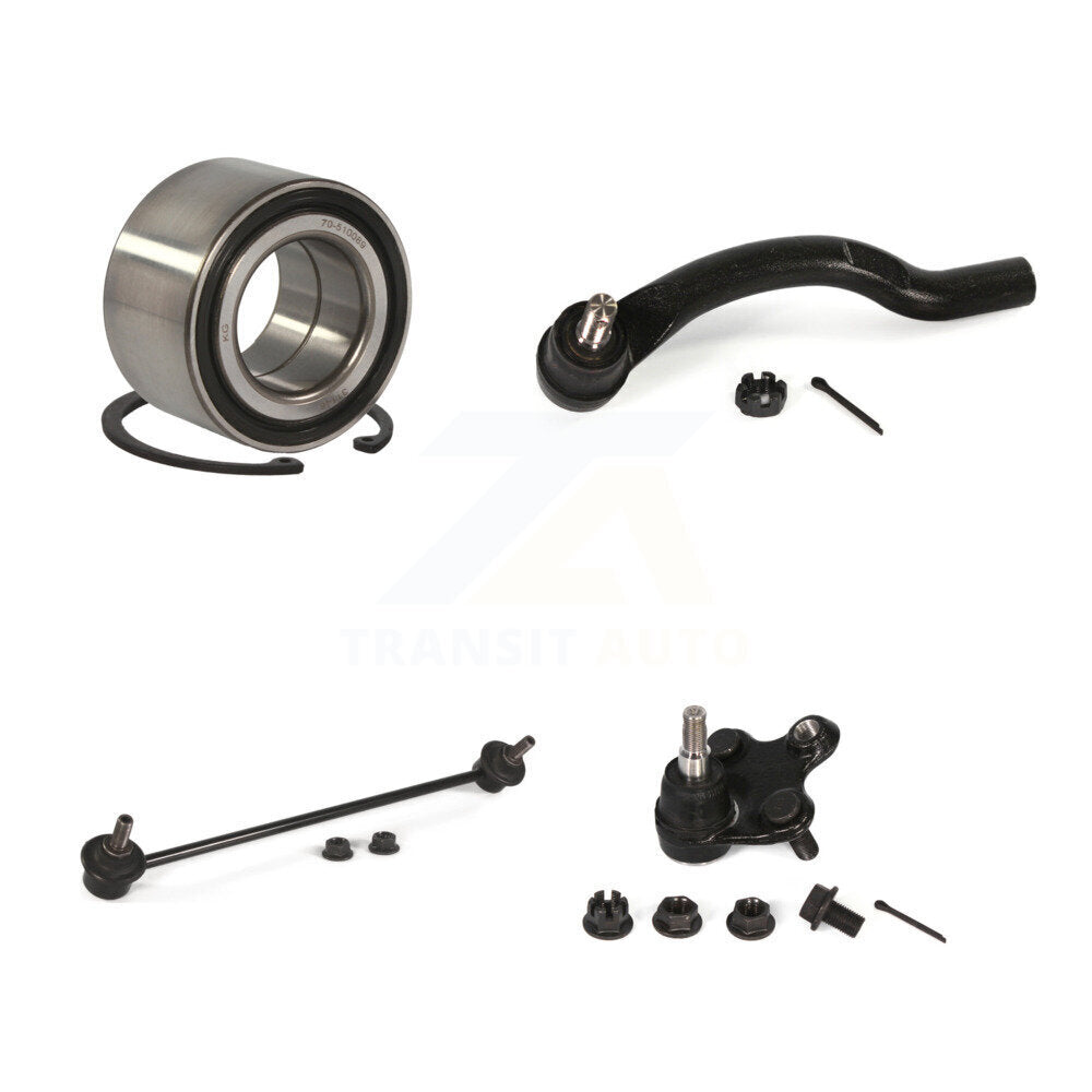 Bearing Lower Ball Joint Outer Tie Rod Link Front Left Kit For Honda Civic Acura