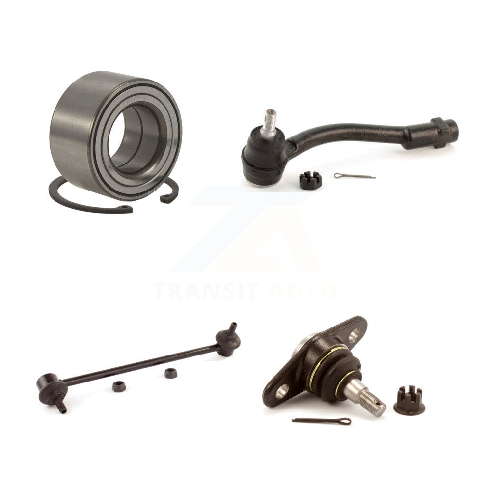 Bearing Lower Ball Joint Outer Tie Rod End Link Front Left Kit For Kia Rio Rio5