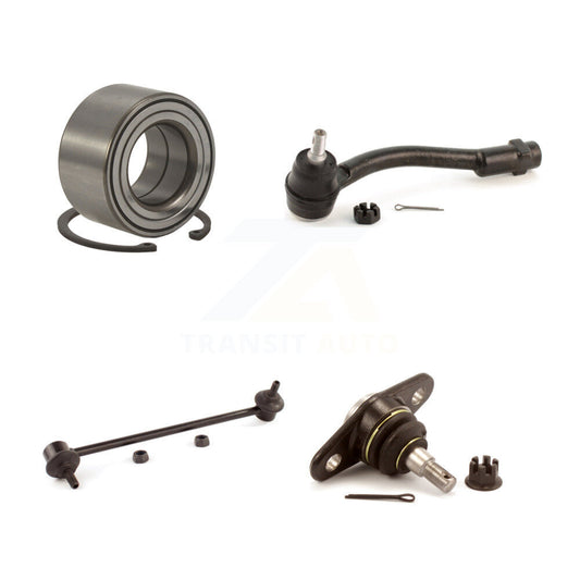 Bearing Lower Ball Joint Outer Tie Rod End Link Front Left Kit For Kia Rio Rio5