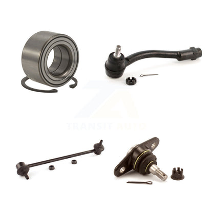 Bearing Lower Ball Joint Outer Tie Rod & Link Front Left Kit For Hyundai Accent