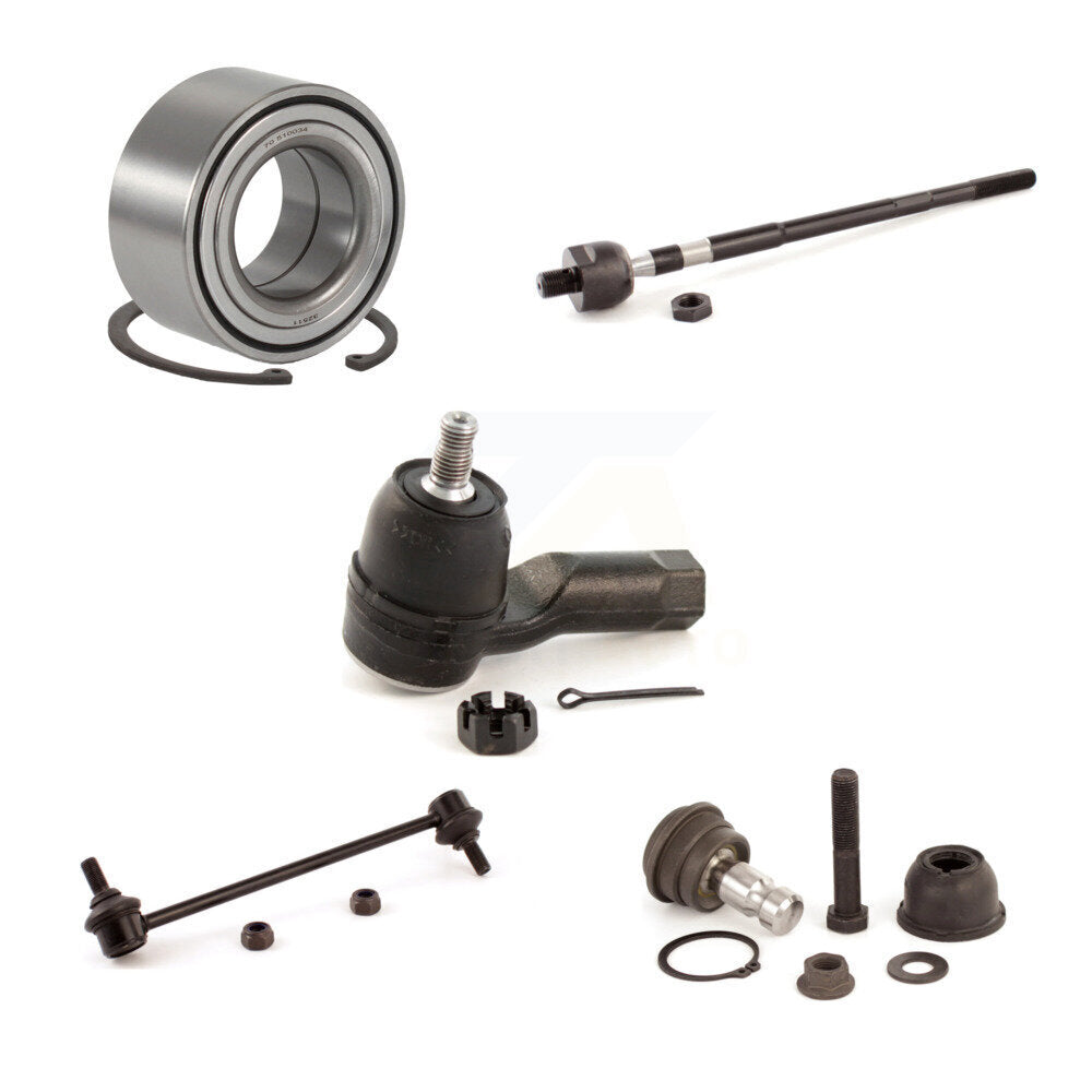Bearing Lower Ball Joint Tie Rod Link Front Left Kit (5Pc) For Hyundai Santa Fe