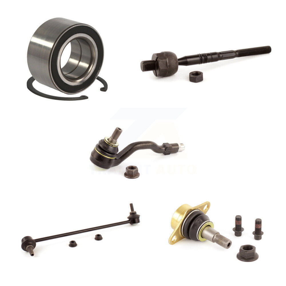 Bearing Lower Ball Joint Tie Rod & Sway Bar Link Front Left Kit (5Pc) For BMW X3