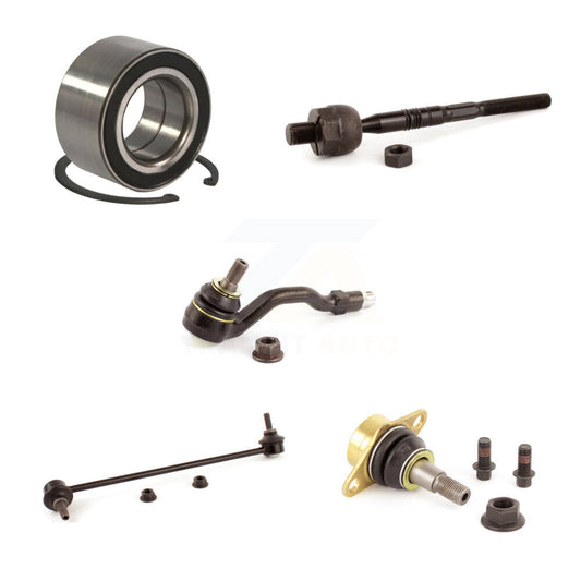 Bearing Lower Ball Joint Tie Rod & Sway Bar Link Front Left Kit (5Pc) For BMW X3