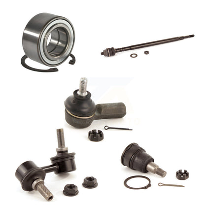 Wheel Bearing Lower Ball Joint Tie Rod Link Front Left Kit (5Pc) For Honda Civic
