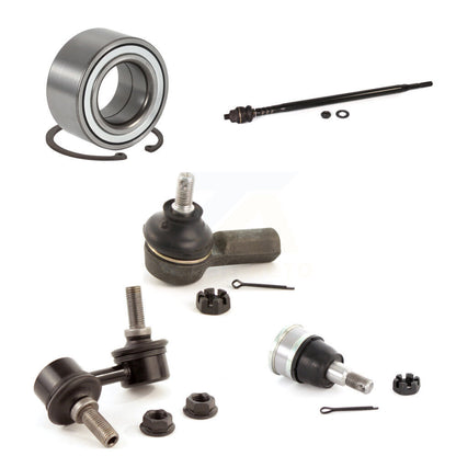 Wheel Bearing Lower Ball Joint Tie Rod Link Front Left Kit (5Pc) For Honda CR-V