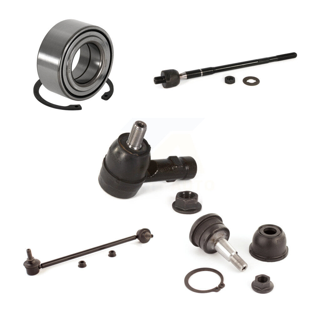 Bearing Lower Ball Joint Tie Rod & Link Front Left Kit (5Pc) For Hyundai Tiburon