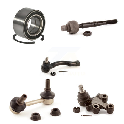 Wheel Bearing Lower Ball Joint Tie Rod Link Front Left Kit (5Pc) For Kia Sorento