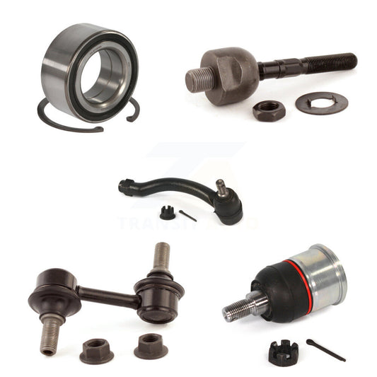 Bearing Lower Ball Joint Tie Rod & Link Front Left Kit (5Pc) For 09-14 Acura TL