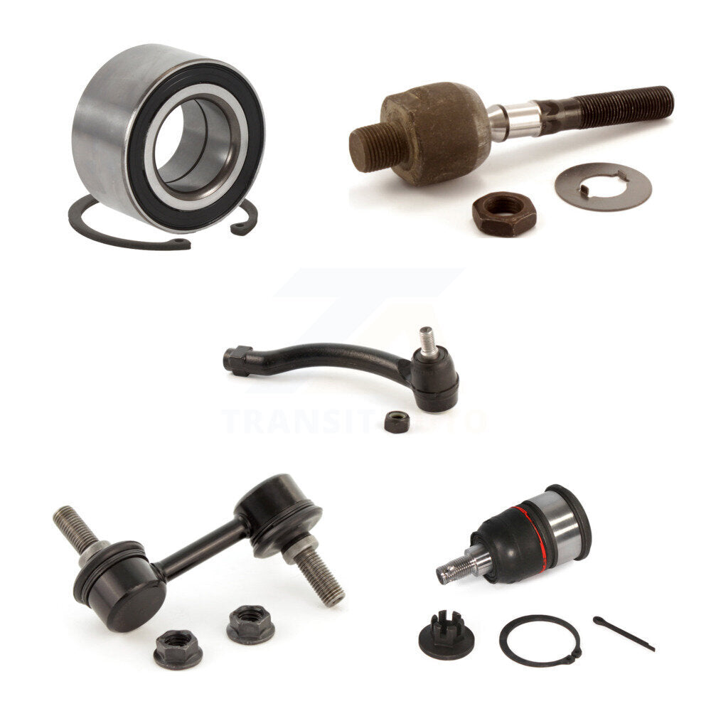 Bearing Lower Ball Joint Tie Rod & Link Front Left Kit (5Pc) For 04-06 Acura TL