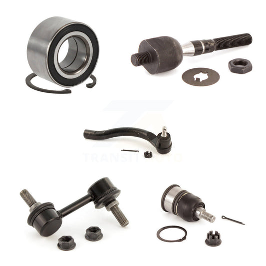 Bearing Lower Ball Joint Tie Rod End Link Front Left Kit (5Pc) For Honda Accord