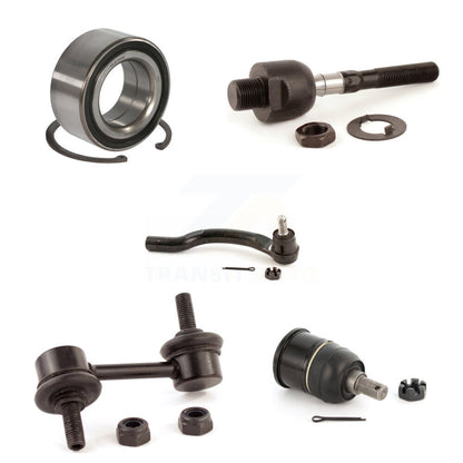 Bearing Lower Ball Joint Tie Rod End Link Front Left Kit (5Pc) For Honda Accord