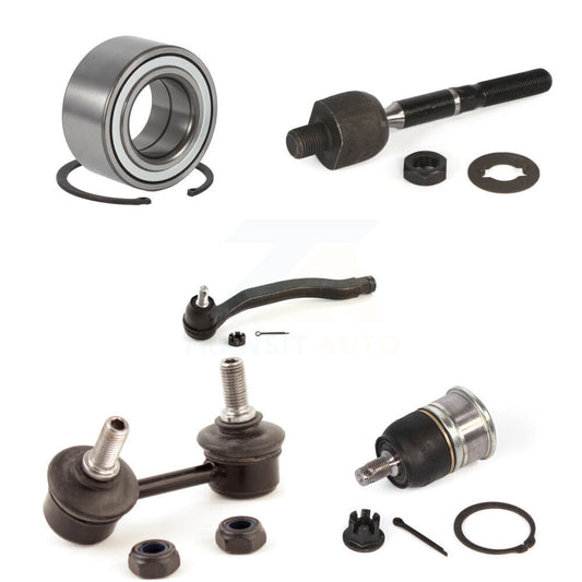 Bearing Lower Ball Joint Tie Rod & Link Front Left Kit (5Pc) For Honda Accord TL
