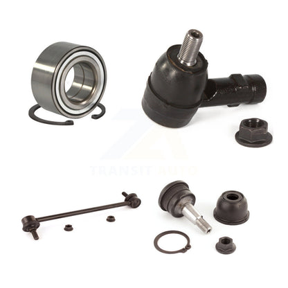Wheel Bearing Lower Ball Joint Outer Tie Rod Link Front Left Kit For Kia Spectra