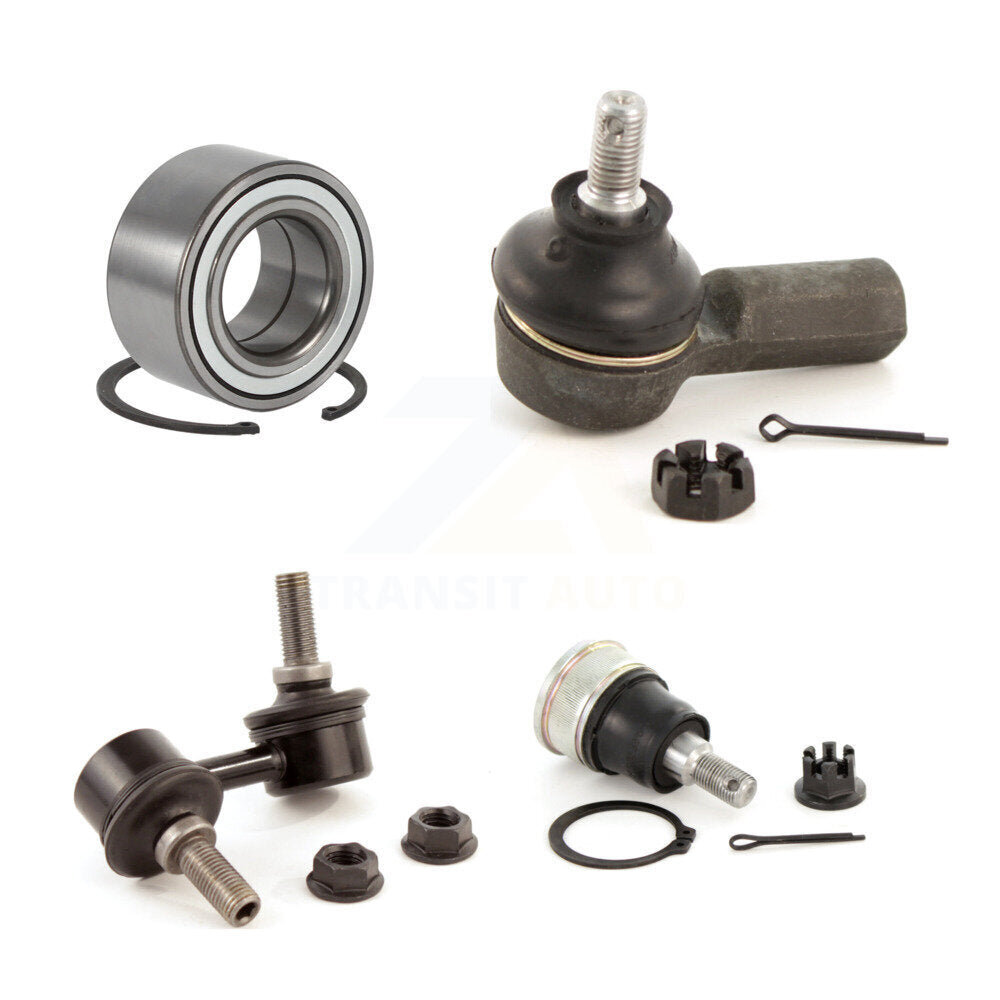 Wheel Bearing Lower Ball Joint Outer Tie Rod Link Front Left Kit For Honda Civic