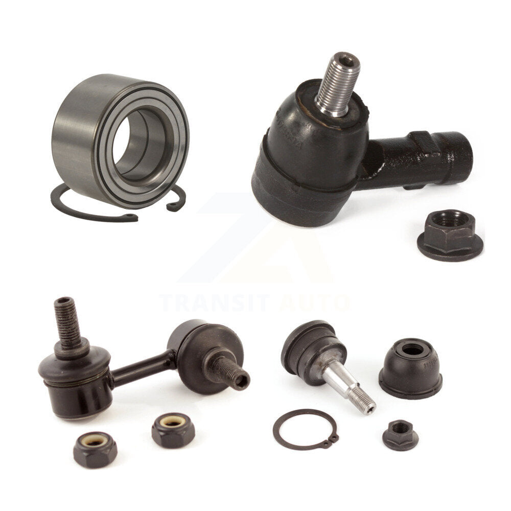 Bearing Lower Ball Joint Outer Tie Rod & Link Front Left Kit For Hyundai Accent