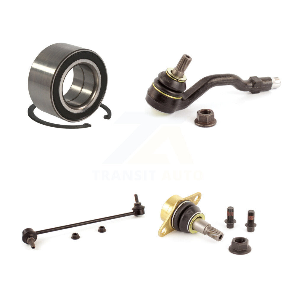 Bearing Lower Ball Joint Outer Tie Rod & Sway Bar Link Front Left Kit For BMW X3
