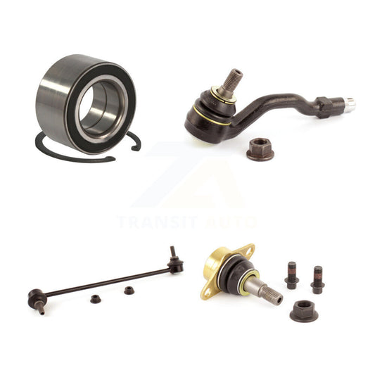 Bearing Lower Ball Joint Outer Tie Rod & Sway Bar Link Front Left Kit For BMW X3