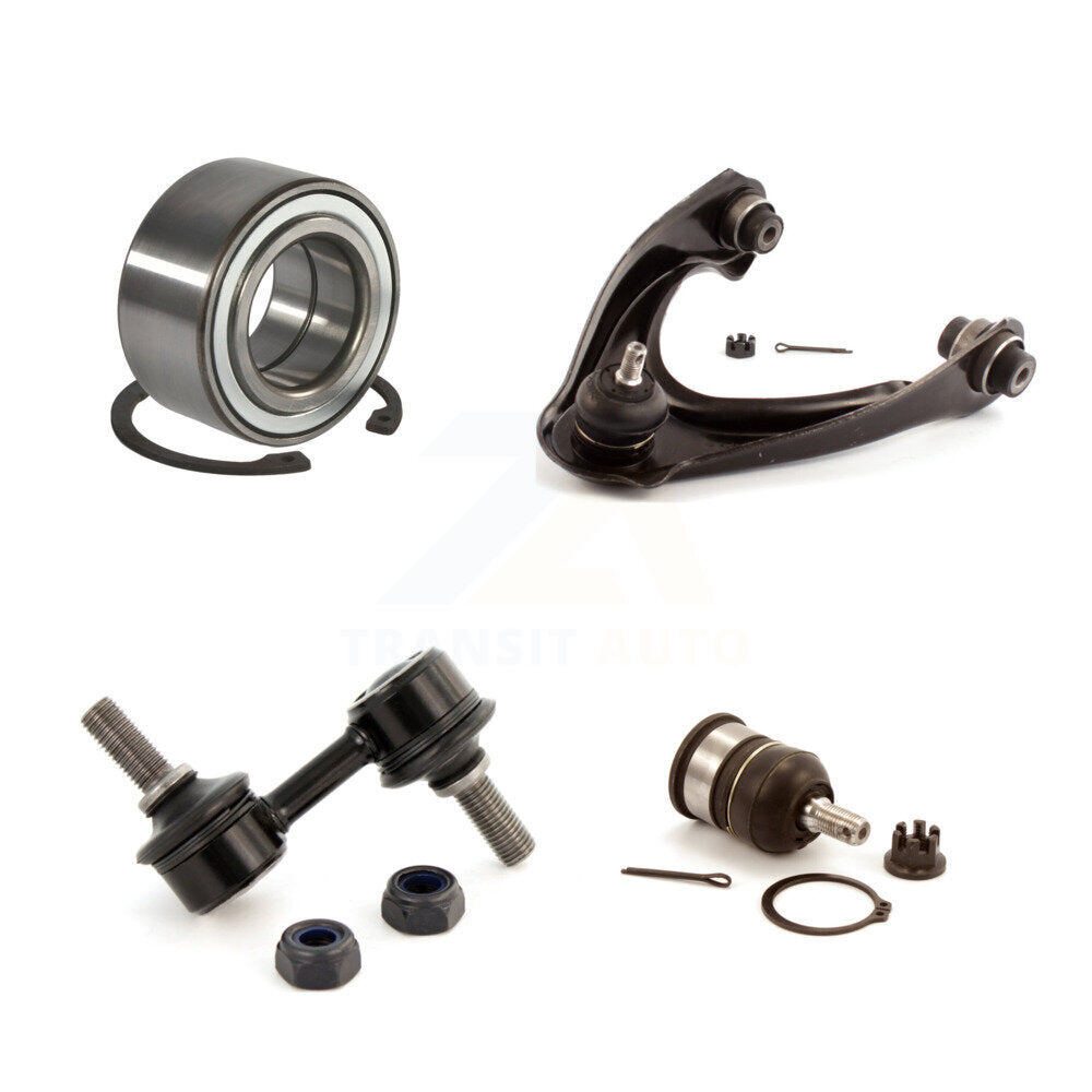 Bearing Lower Ball Joint Upper Control Arm & Link Front Left Kit For Honda Civic