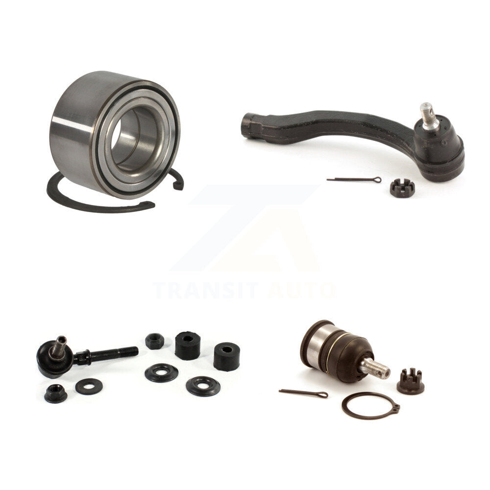 Bearing Lower Ball Joint Outer Tie Rod Sway Bar Link Front Left Kit For Acura EL