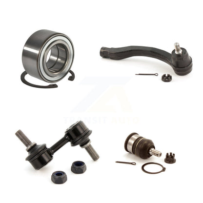 Bearing Lower Ball Joint Outer Tie Rod & Link Front Left Kit For Honda Civic Si