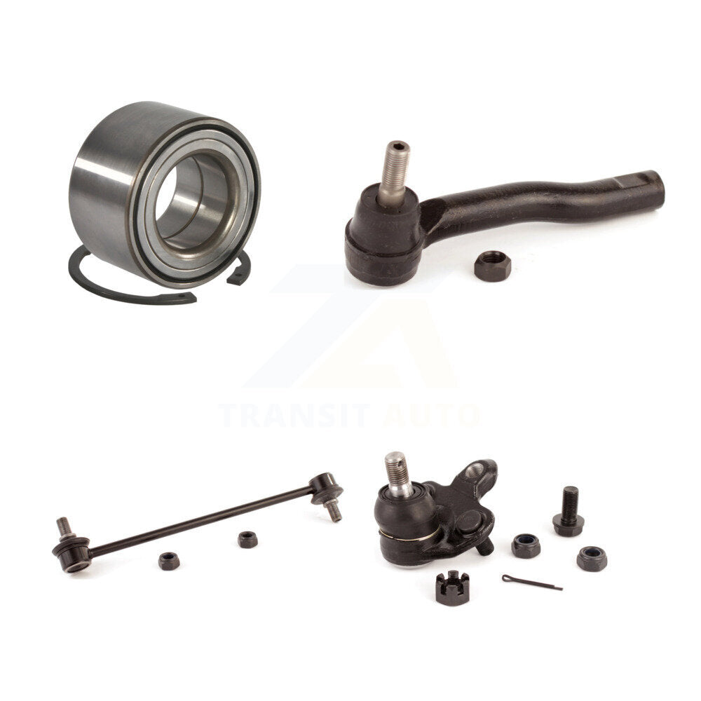 Bearing Lower Ball Joint Outer Tie Rod & Link Front Left Kit For Toyota Corolla