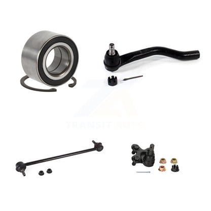 Wheel Bearing Lower Ball Joint Outer Tie Rod Link Front Left Kit For Honda Civic