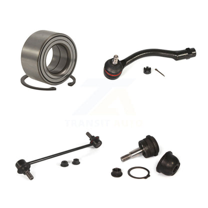 Bearing Lower Ball Joint Outer Tie Rod & Link Front Left Kit For Hyundai Accent