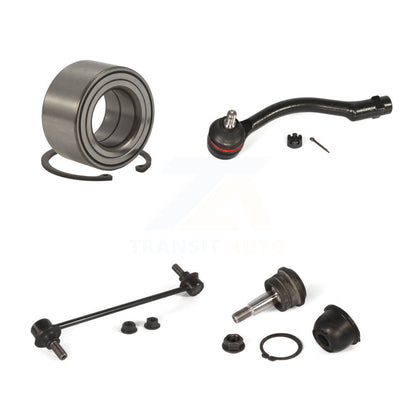 Bearing Lower Ball Joint Outer Tie Rod & Link Front Left Kit For Hyundai Accent