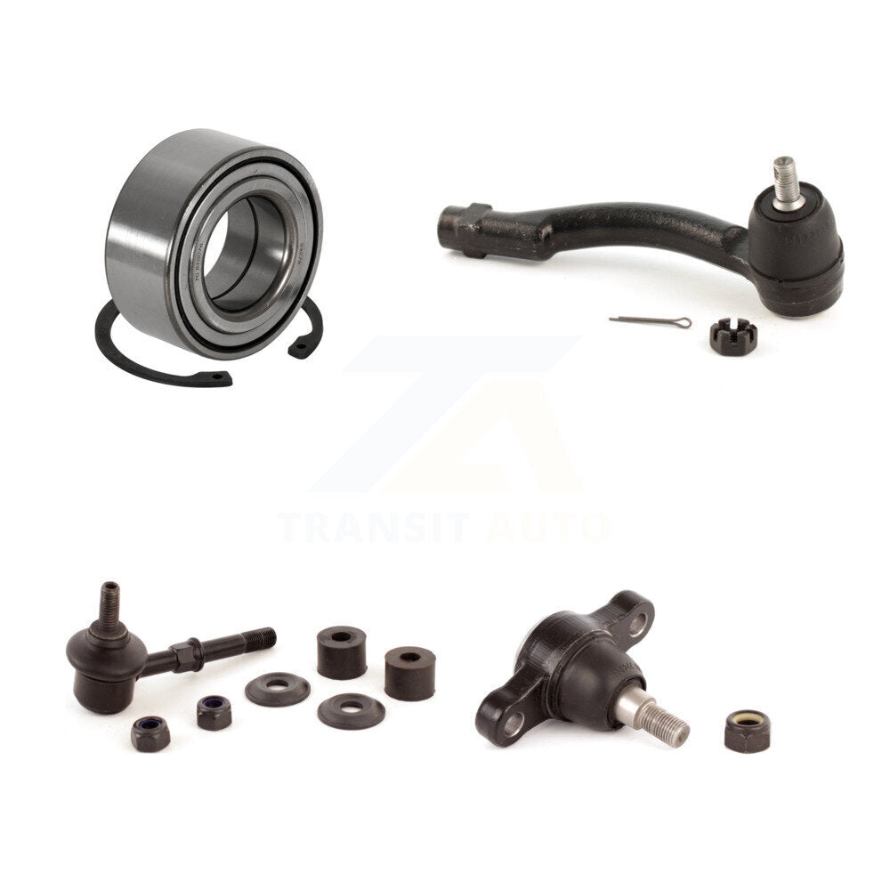 Bearing Lower Ball Joint Outer Tie Rod & Link Front Left Kit For Hyundai Sonata