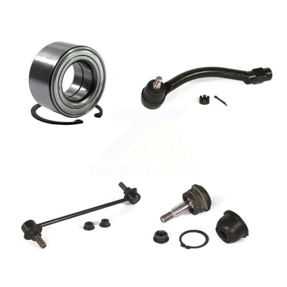 Bearing Lower Ball Joint Outer Tie Rod & Link Front Left Kit For Hyundai Elantra