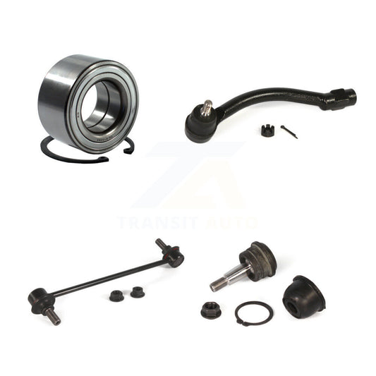 Bearing Lower Ball Joint Outer Tie Rod & Link Front Left Kit For Hyundai Elantra