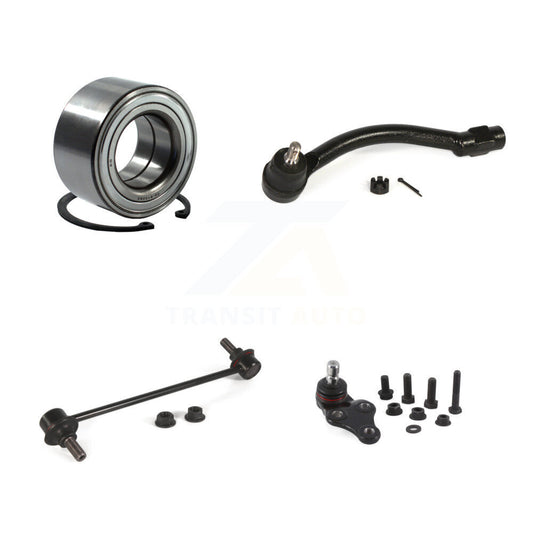 Wheel Bearing Lower Ball Joint Outer Tie Rod Link Front Left Kit For Kia Soul EV