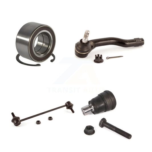Bearing Lower Ball Joint Outer Tie Rod Link Front Left Kit For 2011-2014 Mazda 2