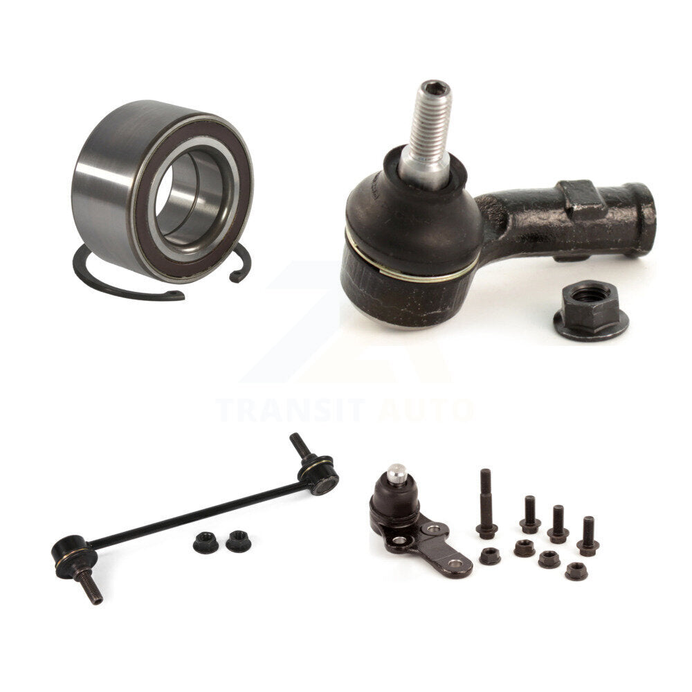 Wheel Bearing Lower Ball Joint Outer Tie Rod Link Front Left Kit For Ford Focus