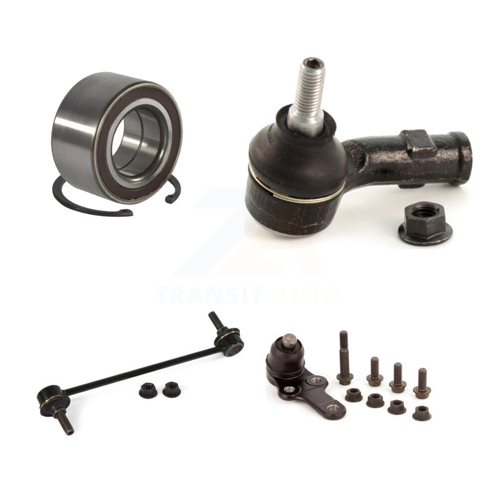 Wheel Bearing Lower Ball Joint Outer Tie Rod Link Front Left Kit For Ford Focus