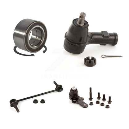 Wheel Bearing Lower Ball Joint Outer Tie Rod Link Front Left Kit For Ford Focus