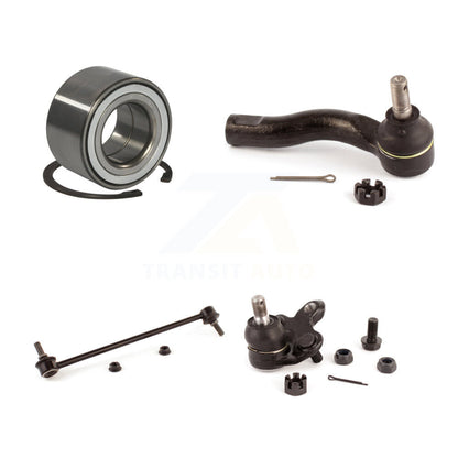 Wheel Bearing Lower Ball Joint Outer Tie Rod Link Front Left Kit For Toyota RAV4