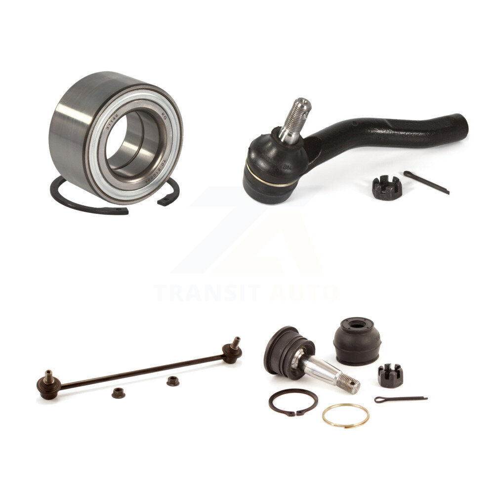 Bearing Lower Ball Joint Outer Tie Rod & Link Front Left Kit For Toyota Yaris C