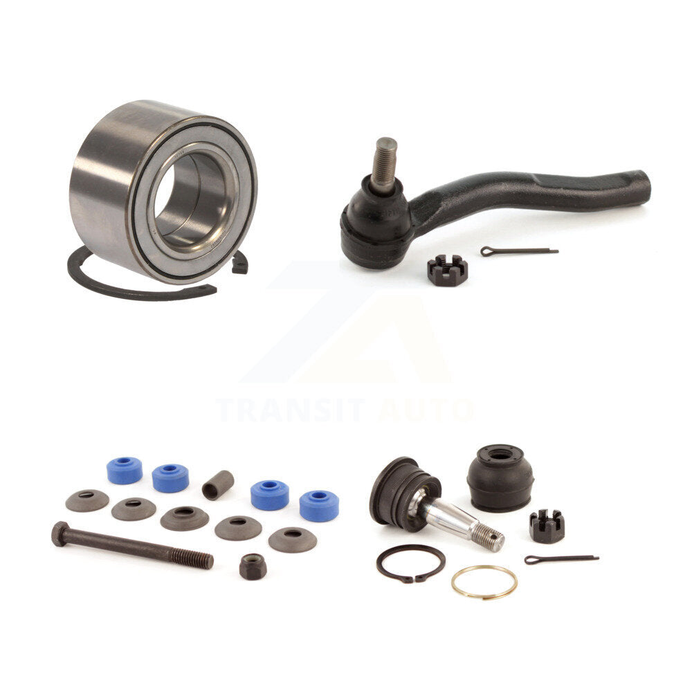 Wheel Bearing Lower Ball Joint Outer Tie Rod Link Front Left Kit For Toyota Echo