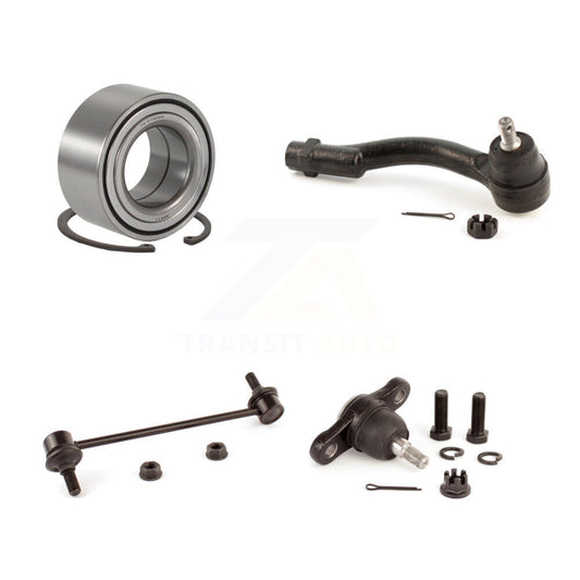 Bearing Lower Ball Joint Outer Tie Rod & Link Front Left Kit For Hyundai Tucson